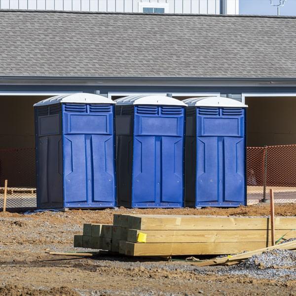 Heavy-duty construction site porta potty in Lemon Grove, California